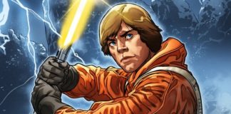 luke skywalker sabre laser jaune