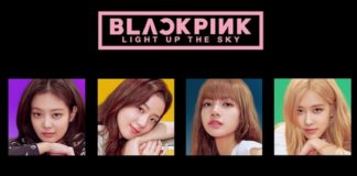 black pink light up the sky heure