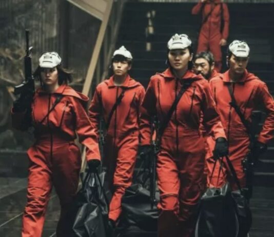 ou a ete filme money heist korea