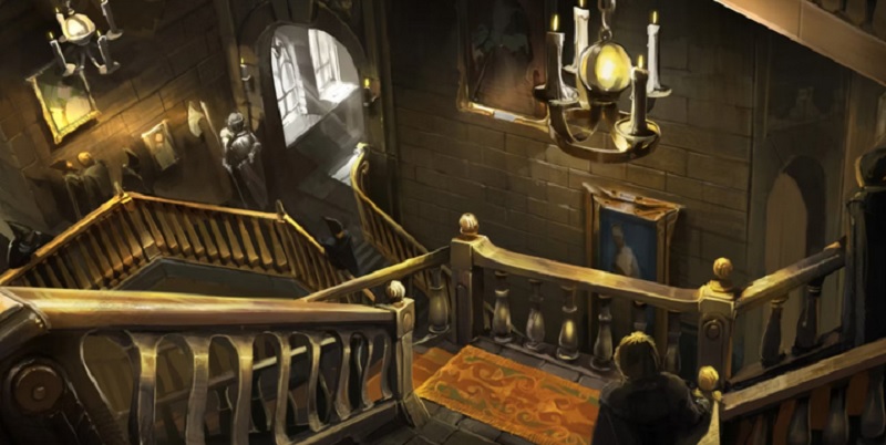 hogwarts legacy combien descaliers