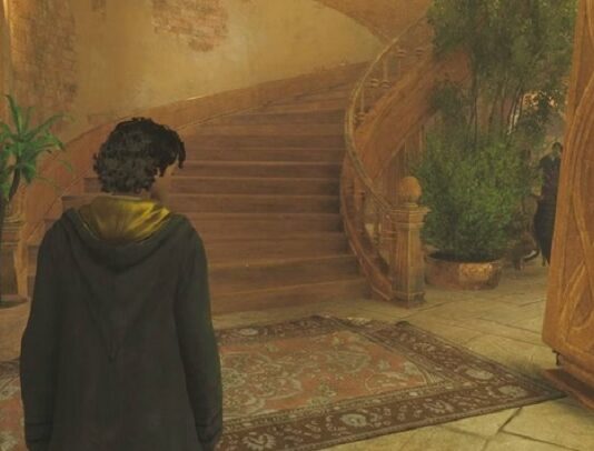 hogwarts legacy monter escalier poufsouffle