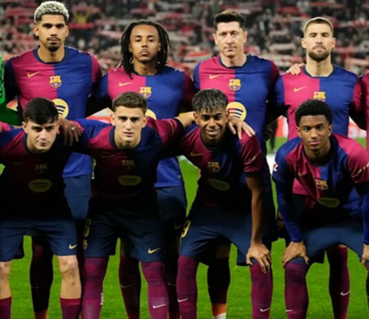 fc barcelone 2025 couple joueurs