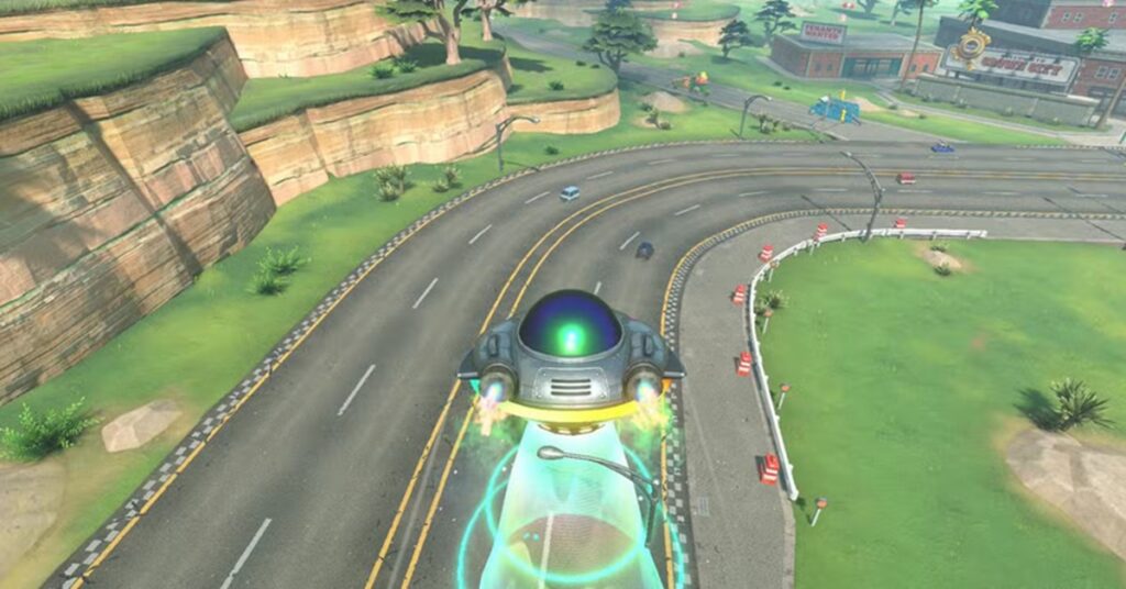 conduire ovni mario kart world
