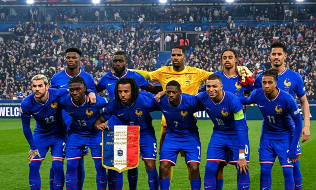 couple joueurs foot france