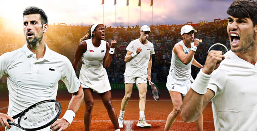 couple joueurs tennis
