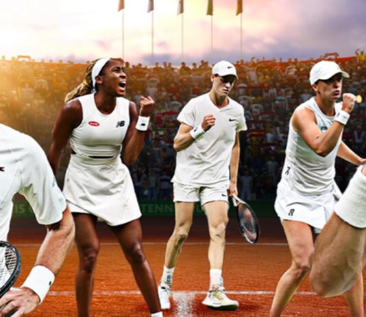 couple joueurs tennis