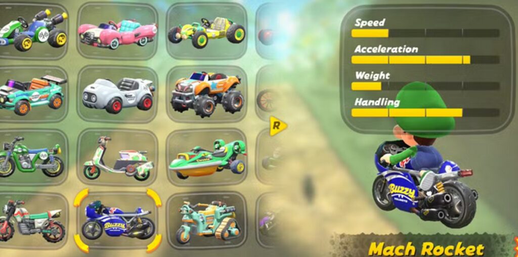 mario kart world meilleurs kart