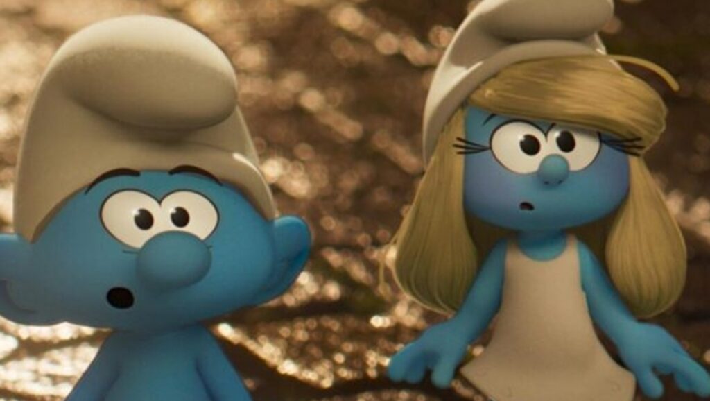 les schtroumpfs le film scene post generique
