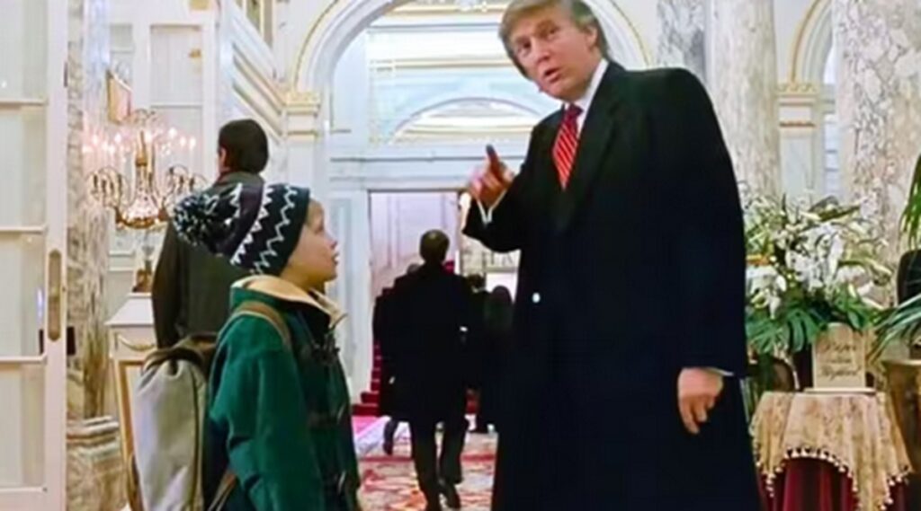 maman jai encore rate lavion trump