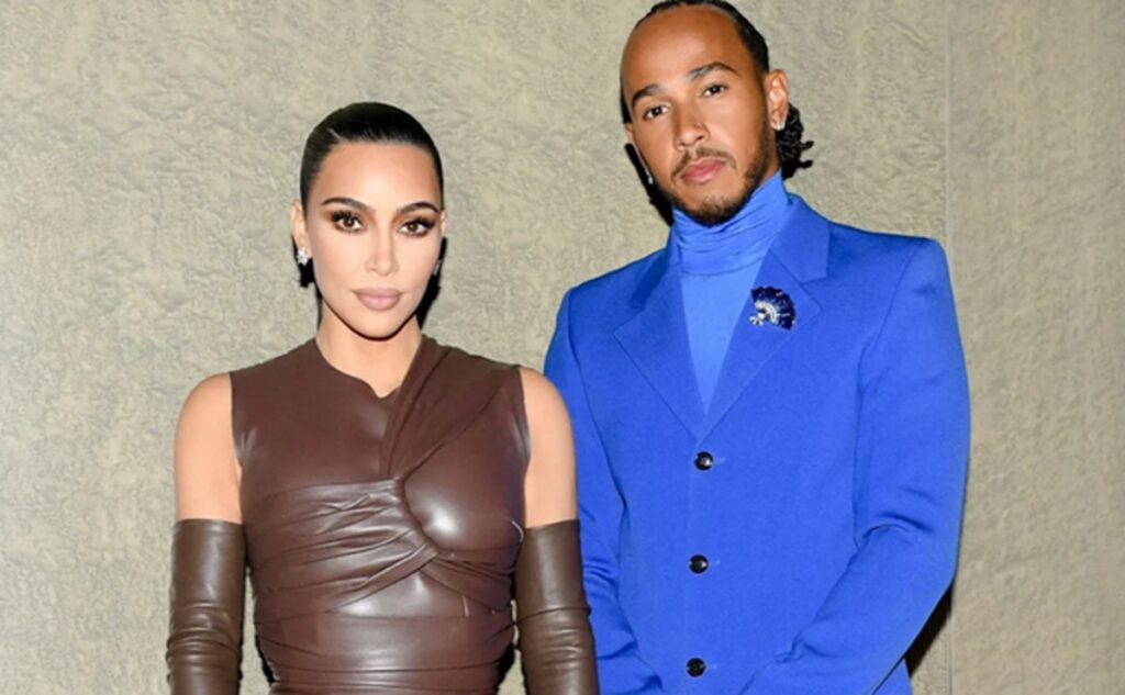 kim kardashian lewis hamilton couple