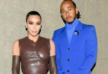 kim kardashian lewis hamilton couple