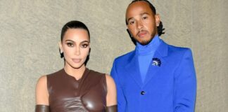 kim kardashian lewis hamilton couple