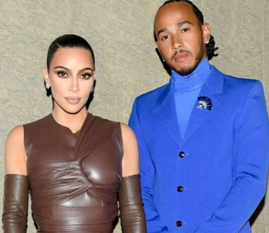 kim kardashian lewis hamilton couple
