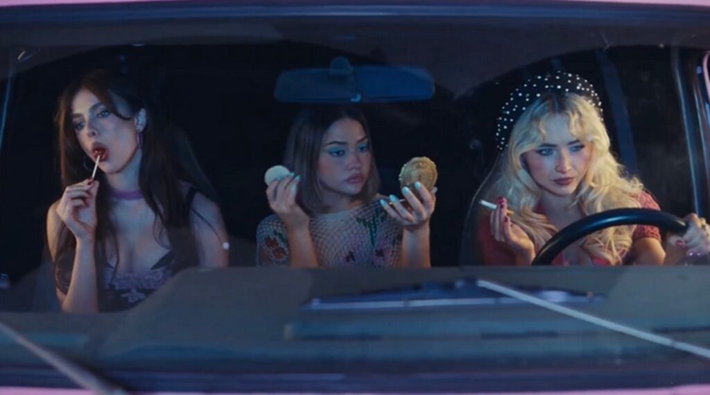 sabrina carpenter madelyn cline margaret qualley