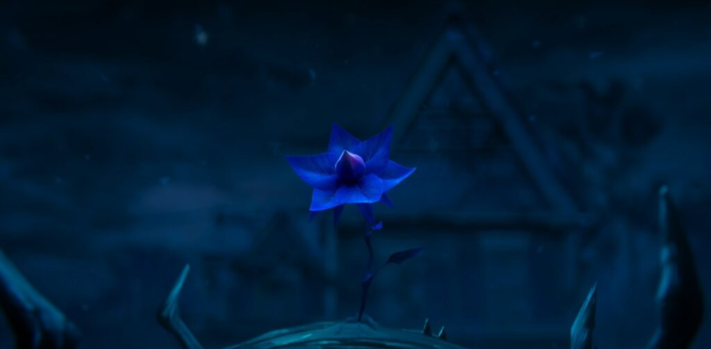 stranger things chroniques de 1985 fleur bleue