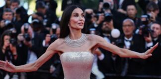 demi moore cannes bras polemique