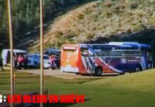le bus les bleus en greve points importants
