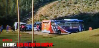 le bus les bleus en greve points importants