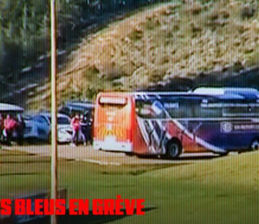le bus les bleus en greve points importants