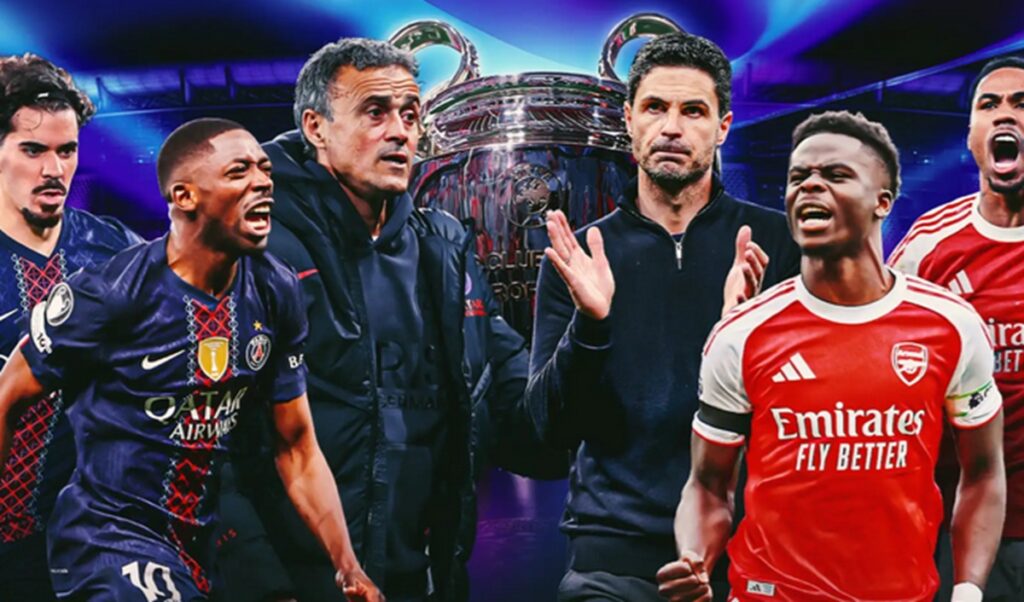 programme finale psg arsenal