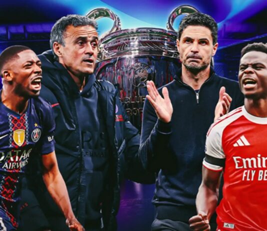 programme finale psg arsenal