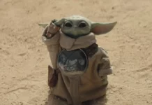 the mandalorian et grogu scene post generique