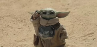 the mandalorian et grogu scene post generique