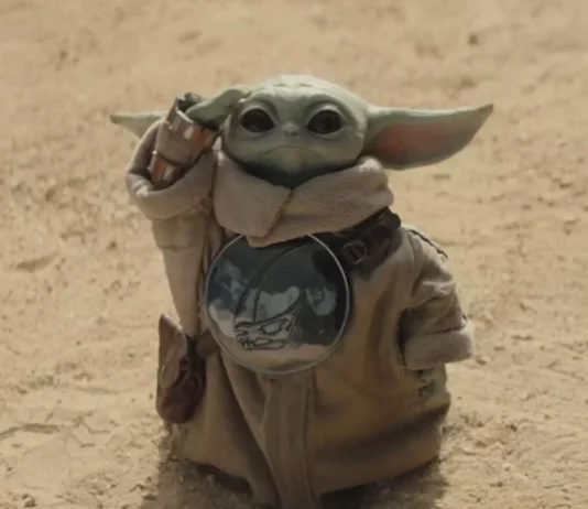 the mandalorian et grogu scene post generique