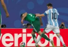 Messi aurait du recevoir un carton rouge à la Coupe du Monde & créer une polémique ! messi carton rouge coupe du monde algerie