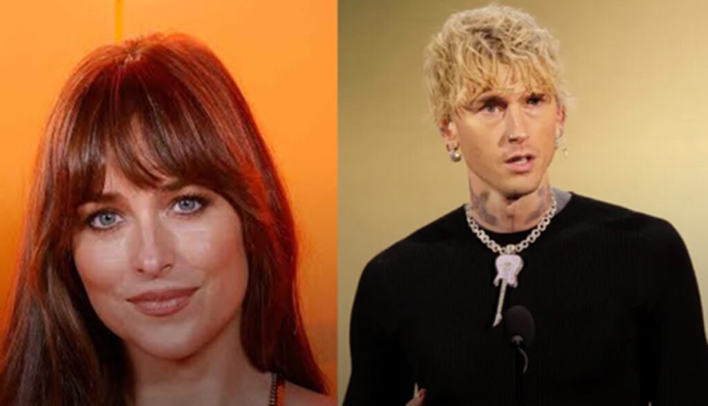 dakota johnson couple mgk