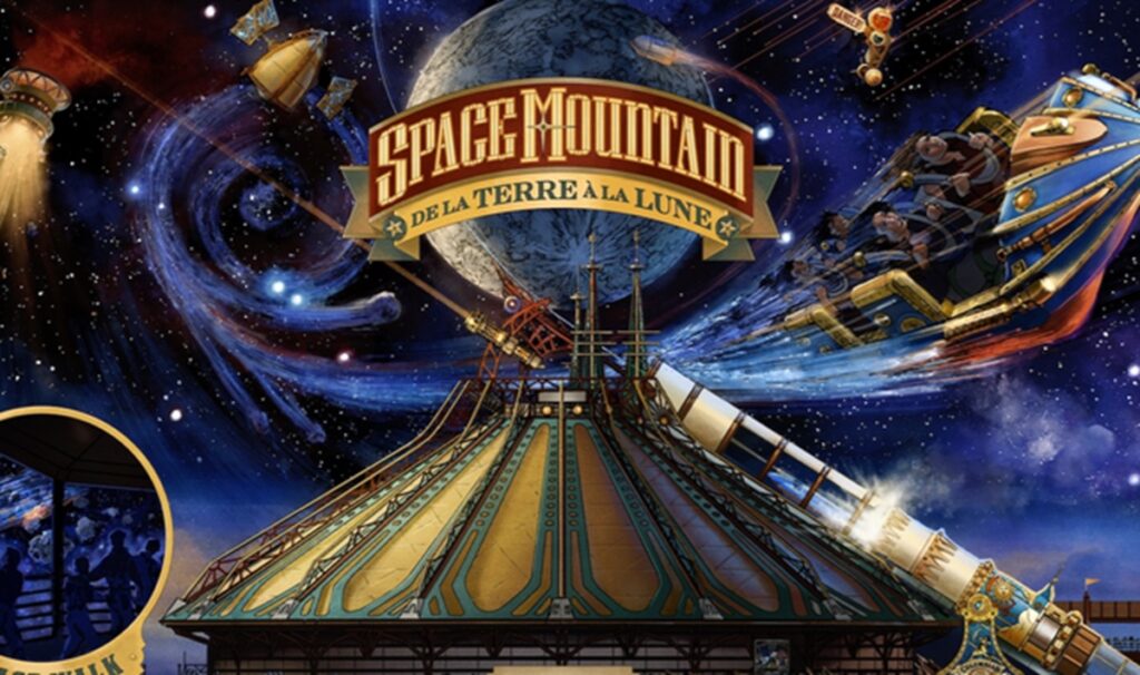 disneyland paris space moutain retour