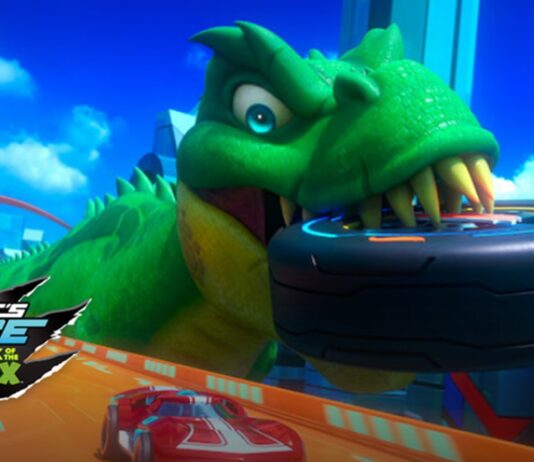 hot wheels lets race attack of the trex